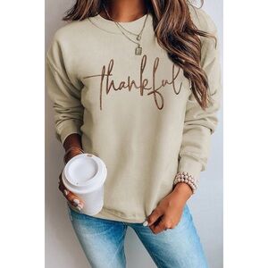 Simple Thankful Sweatshirt